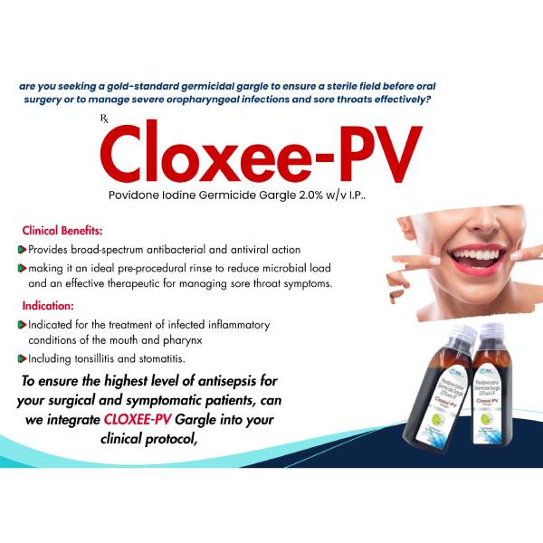 Cloxee-PV Germicide Gargle - Image 2